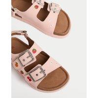 Kids Patterned Footbed Sandals (4 Small - 2 Large)