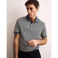 Pure Cotton Chain Print Polo Shirt