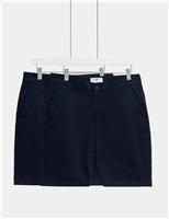 2pk Regular Fit Stretch Chino Shorts