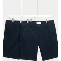 2pk Slim Fit Stretch Chino Shorts