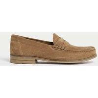 Suede Penny Loafers