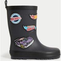 M&S Kids' Hot Wheels Wellies (4 Small - 2 Large) Blue Mix
