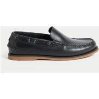 Leather Slip-On Boat Shoes