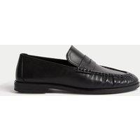 M&S Leather Loafers Black