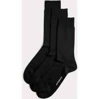 Autograph 3 Pack Egyptian Cotton Rich Socks Black