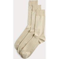 Autograph 3 Pack Egyptian Cotton Rich Socks Beige