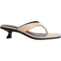 Kitten Heel Toe Thong Sandals