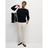 M&S The Ultimate Slim Fit Twill Chinos Natural Beige