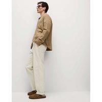 Straight Fit Side Tab Trousers