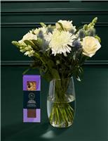 Rose & Thistle Bouquet with Chocolate Florentines