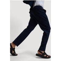 Tapered Fit Lightweight Seersucker Elasticated Waist Trousers