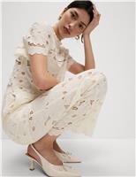 Lace Wide Leg Trousers