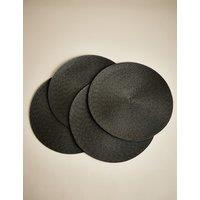 Set of 4 Round Woven Placemats