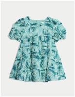 Floral Jacquard Dress (2-16 Yrs)