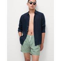 Quick Dry Geometric Print Swim Short