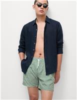 Quick Dry Geometric Print Swim Short