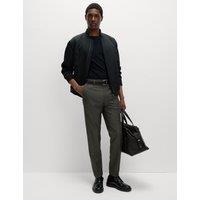Slim Fit Single Pleat Trousers