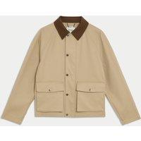 Pure Cotton Short Trench Coat