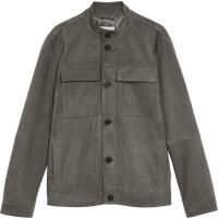 Suede Bomber Jacket