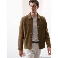 Suede Overshirt