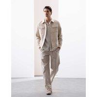 Faux Suede Overshirt