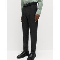 M&S 2 Pack Regular Fit Smart Stretch Trousers Black