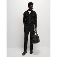 Cotton Rich Zip Up Knitted Jacket