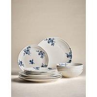 12 Piece Cherry Blossom Dinner Set