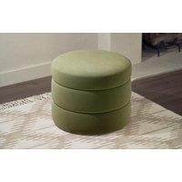 Fluted Storage Footstool
