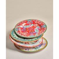 Set of 4 Boho Picnic Dinner Plates