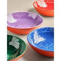 Set of 4 Boho Picnic Pasta Bowls
