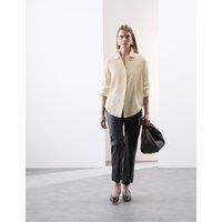 Pure Silk Collared Shirt