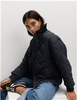 Thermowarmth Quilted Collared Jacket