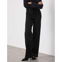 Autograph High Waisted Wide Leg Jeans Black