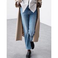 High Waisted Straight Leg Jeans