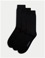 Autograph 3 Pack Merino Wool Blend Socks Black