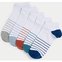 5pk Cool & Fresh Striped Trainer Liners