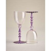 Set of 2 Deco Wine Glasses