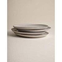 Set of 4 Michigan Rim Dinner Plates