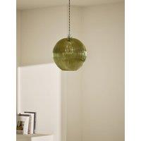 Ridged Glass Ceiling Lamp Shade