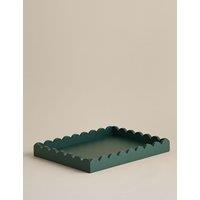 Wooden Scallop Tray