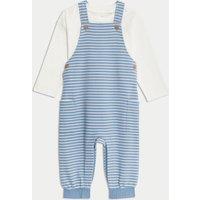 2pc Pure Cotton Striped Outfit (0-3 Yrs)