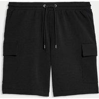 Autograph Cotton Rich Cargo Shorts Black