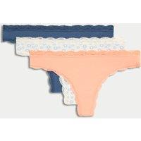 3pk Cotton Rich Thongs