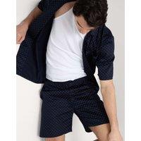 Pure Cotton Polka Dot Shortie Pyjama Set