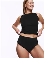 3pk Cotton Rich High Waisted Stoma Thongs