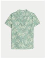Pure Cotton Palm Print Shirt (2-16 Yrs)