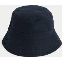 Pure Cotton Herringbone Bucket Hat