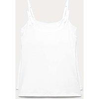 M&S 2 Pack Cotton Rich Secret Support Vests White