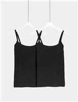 2pk Cotton Rich Secret Support Vests